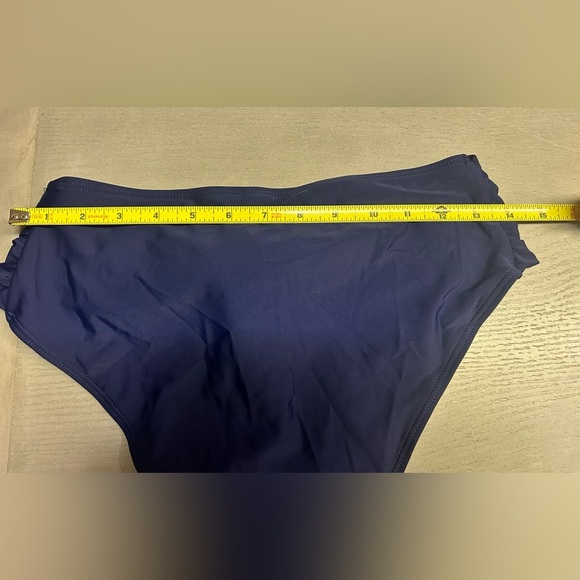 Women High Waisted 2 Piece Swimsuits Puff Sleeve Top with Bikini Bottom Strappy - Picture 9 of 13